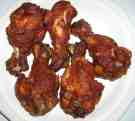 Chicken drumettes in adobo sauce
